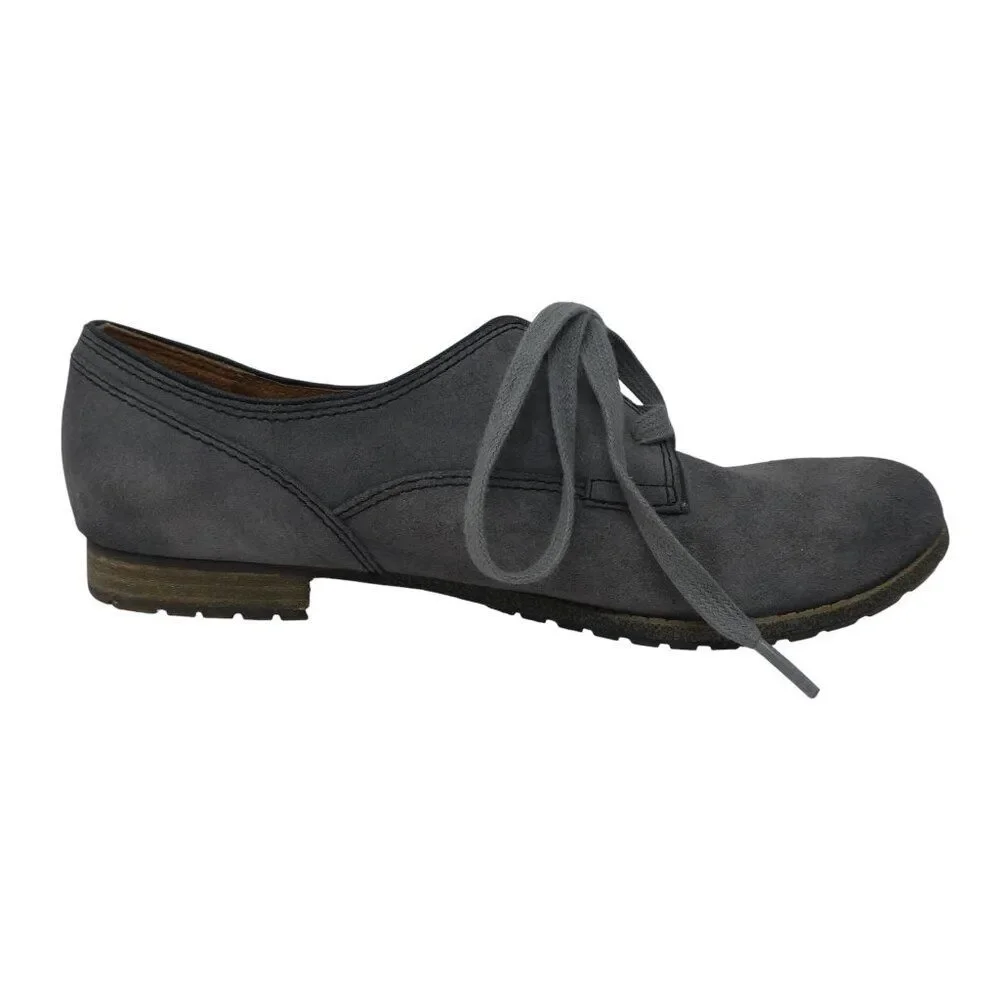 Naya Tiber Gray Leather Lace‎ Up Oxford Shoes Womens 7.5
